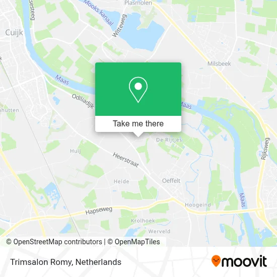 Trimsalon Romy map