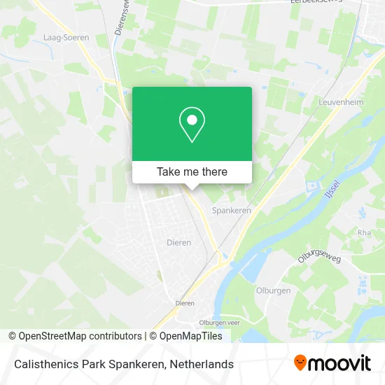 Calisthenics Park Spankeren map