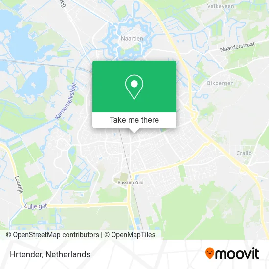 Hrtender map