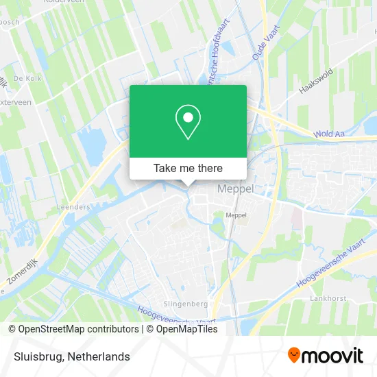 Sluisbrug map