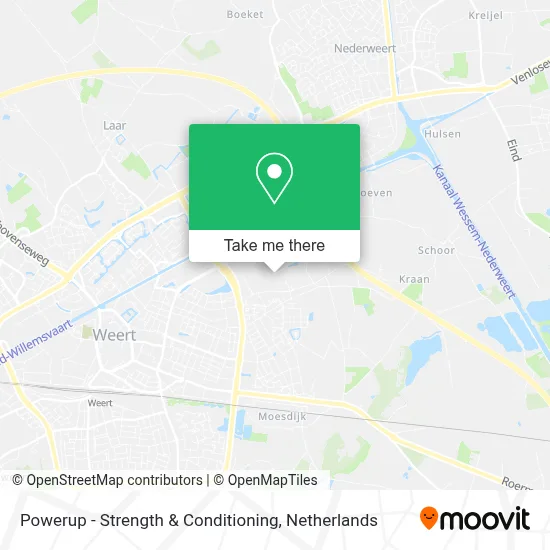 Powerup - Strength & Conditioning map