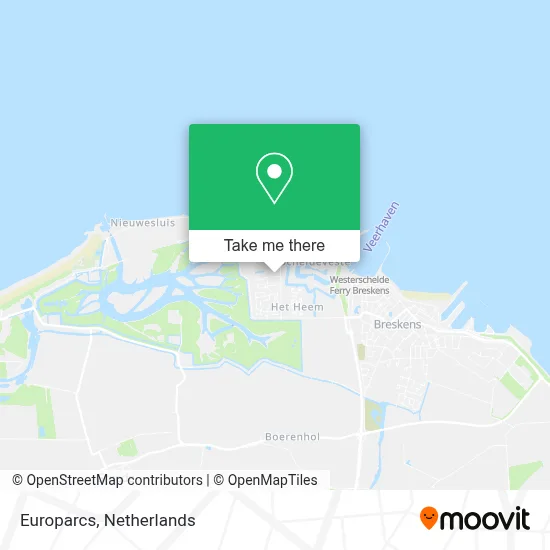 Europarcs map