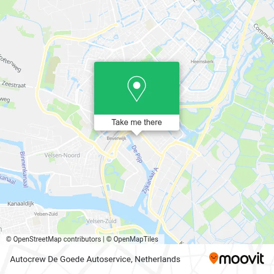 Autocrew De Goede Autoservice map