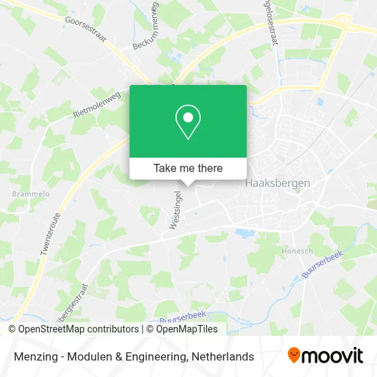 Menzing - Modulen & Engineering map