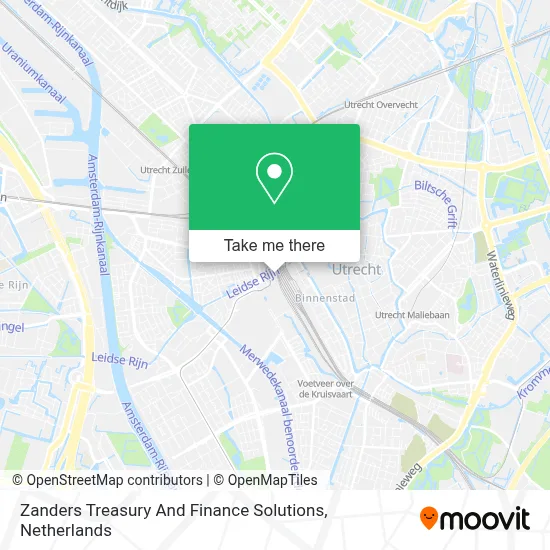 Zanders Treasury And Finance Solutions map