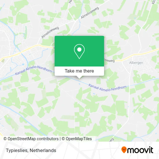 Typieslies map