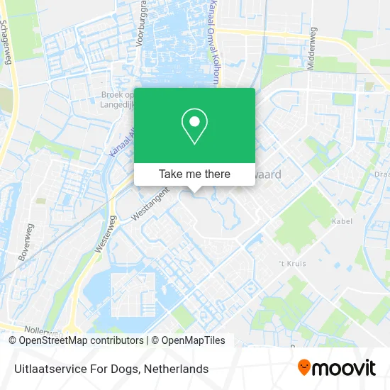 Uitlaatservice For Dogs map