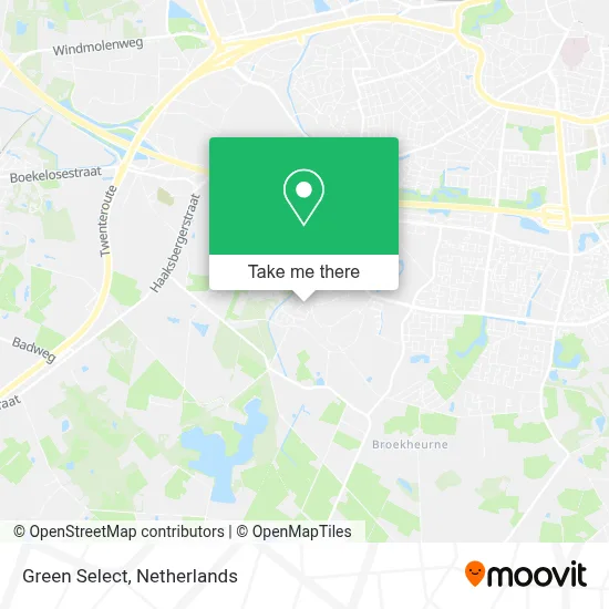 Green Select map