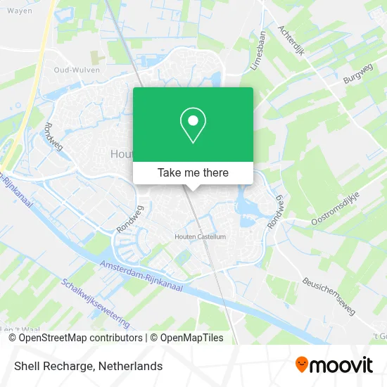 Shell Recharge map