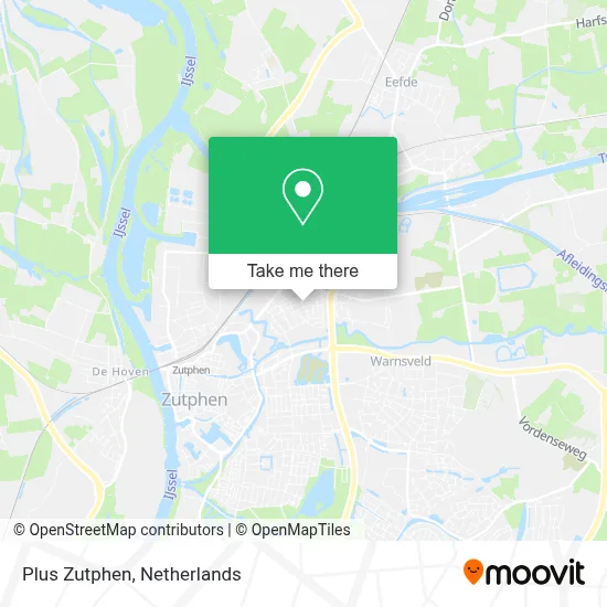 Plus Zutphen map