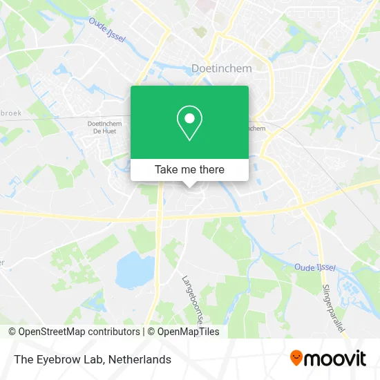 The Eyebrow Lab map
