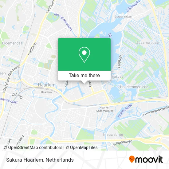 Sakura Haarlem map