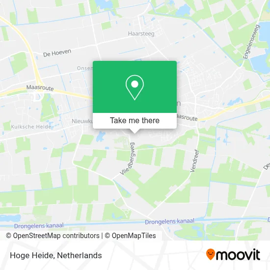 Hoge Heide map