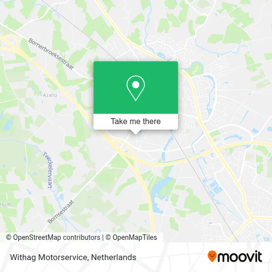 Withag Motorservice map