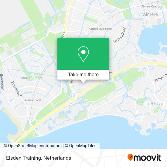 Elsden Training map