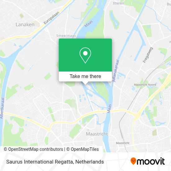 Saurus International Regatta map