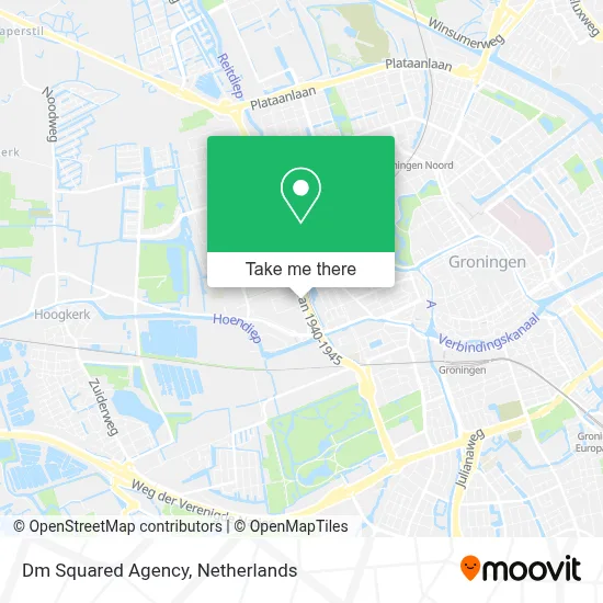 Dm Squared Agency map