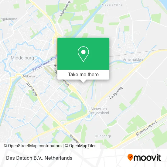 Des Detach B.V. map
