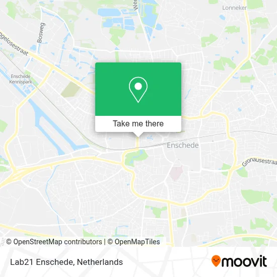Lab21 Enschede map