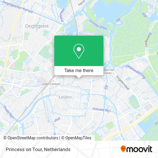Princess on Tour map