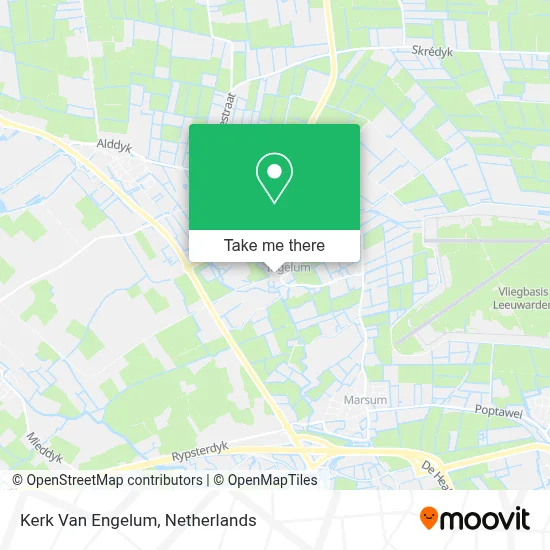 Kerk Van Engelum map