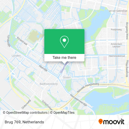 Brug 769 map