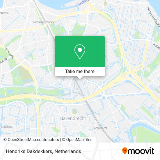 Hendriks Dakdekkers map