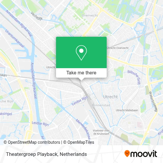 Theatergroep Playback map