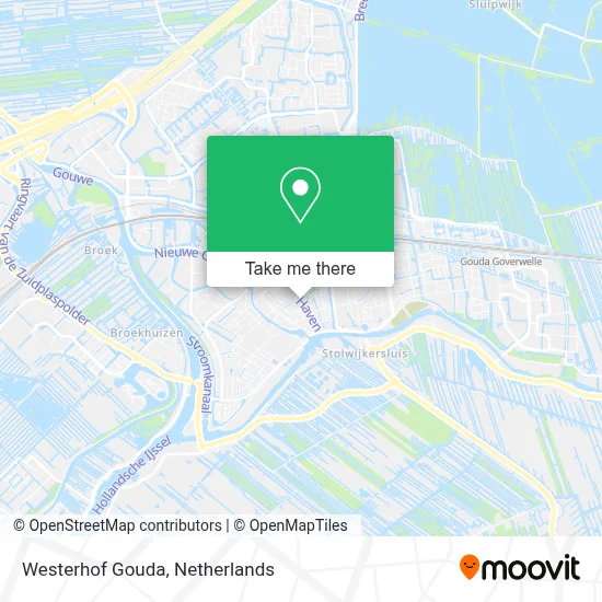 Westerhof Gouda map