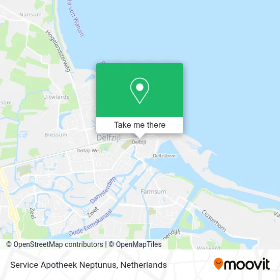 Service Apotheek Neptunus map