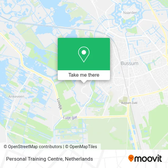 Personal Training Centre map