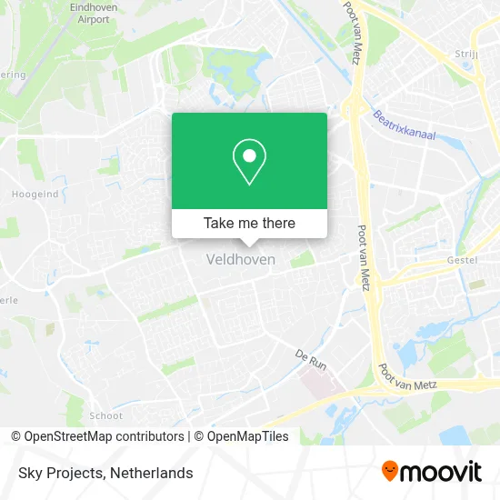 Sky Projects map