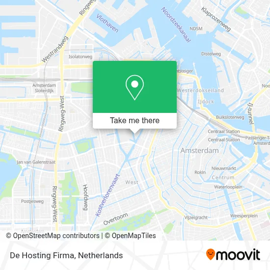 De Hosting Firma map