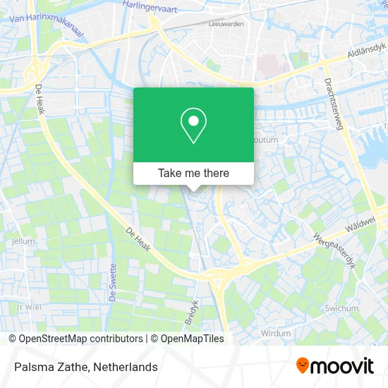 Palsma Zathe map