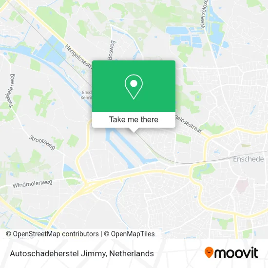Autoschadeherstel Jimmy map