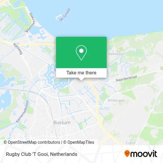 Rugby Club 'T Gooi map