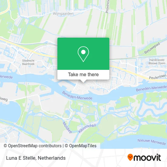 Luna E Stelle map