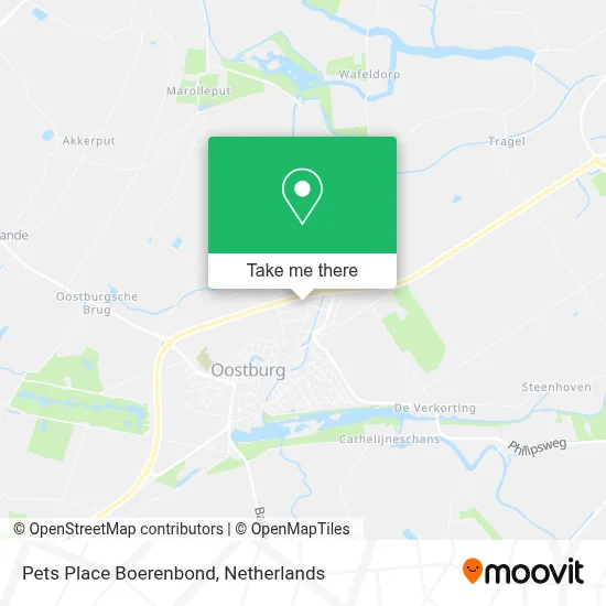 Pets Place Boerenbond map