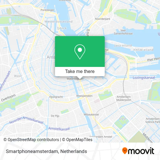 Smartphoneamsterdam map