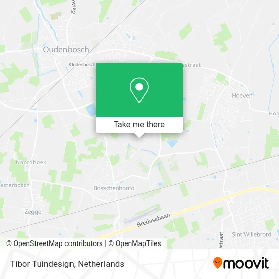 Tibor Tuindesign map