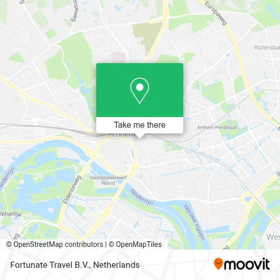 Fortunate Travel B.V. map