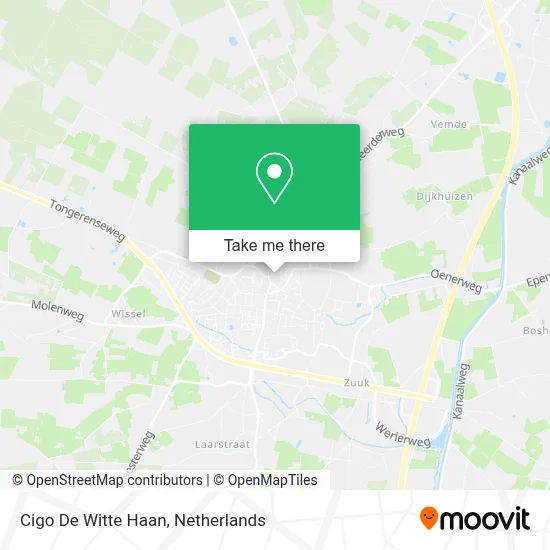 Cigo De Witte Haan Karte