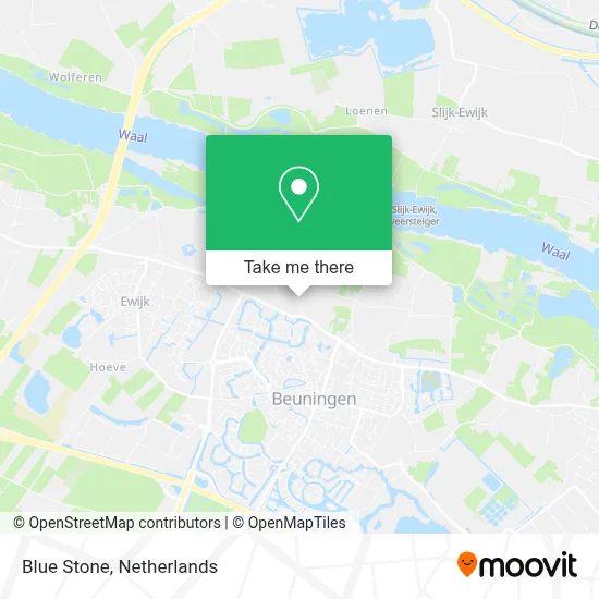 Blauwe Steen map