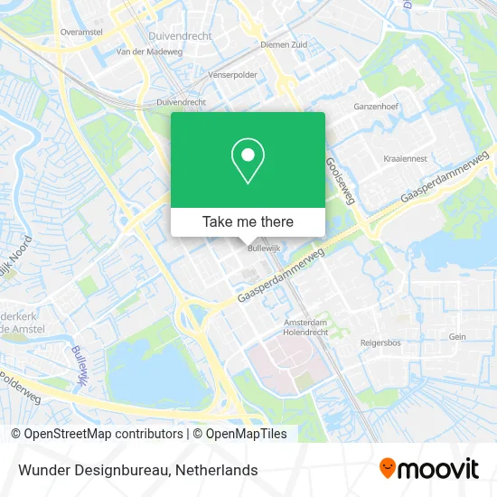 Wunder Designbureau map