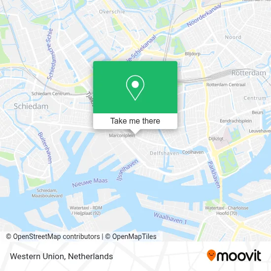 Western Union map