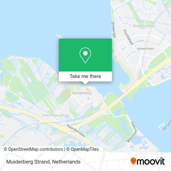 Muiderberg Strand map