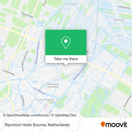 Rijschool Hoek Bouma map