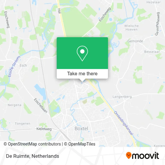 De Ruimte map