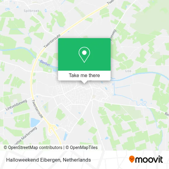 Halloweekend Eibergen map