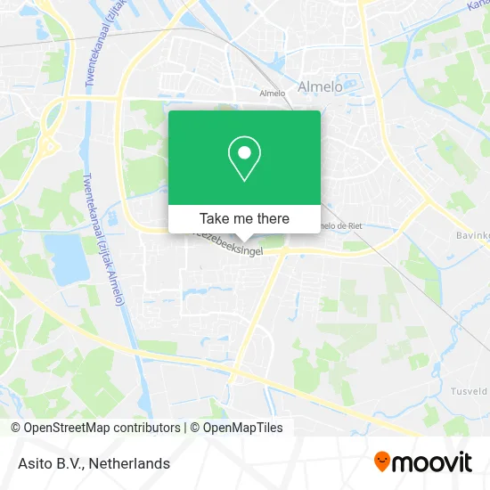 Asito B.V. map
